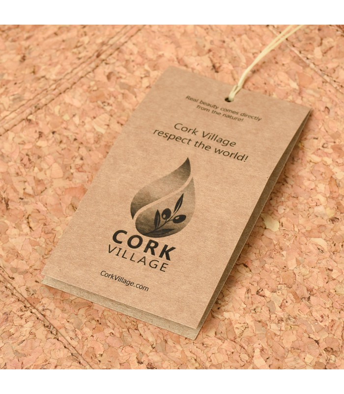 Torebka damska  duża shopperka koszyk z korka naturalnego czarna wegańska CorkVillage CV03