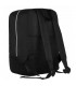 Plecak podróżny lekki bagaż podręczny unisex kabinówka samolotowy czarny GBP10
