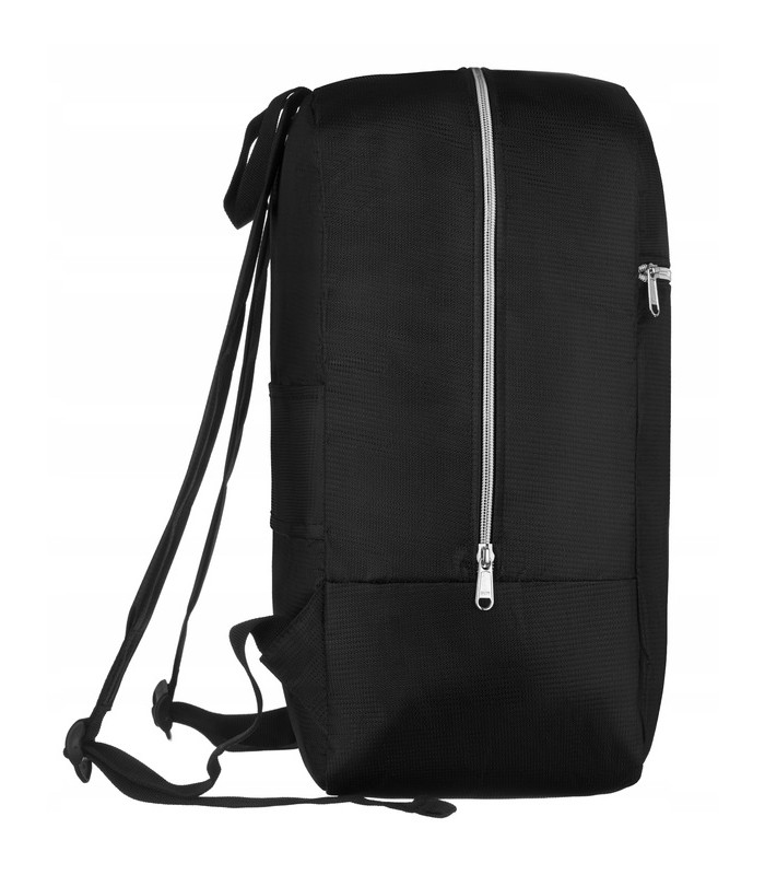 Plecak podróżny lekki bagaż podręczny unisex kabinówka samolotowy czarny GBP10