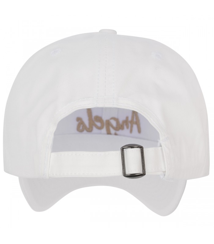 Biała Czapka z daszkiem baseballówka vintage uniwersalna cz-m-84