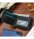 Zestaw prezentowy męski skórzany pasek portfel czarny pudełko Beltimore T79