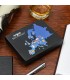 Portfel skórzany męski mały poziomy z flagą czarny RFiD Beltimore D54