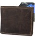 Portfel skórzany męski vintage poziomy klasyczny brązowy RFiD Beltimore S51