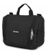 Kosmetyczka podróżna czarna unisex organizer lusterko Beltimore R26