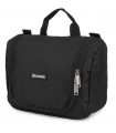 Kosmetyczka podróżna czarna unisex organizer lusterko Beltimore R26