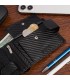 Męski portfel skórzany klasyczny RFiD duży czarny carbon premium Beltimore P02