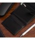 Męski portfel skórzany pionowy klasyczny RFiD duży czarny carbon premium Beltimore P03