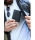 Portfel skórzany męski mały pionowy z flagą czarny RFiD Beltimore D48