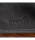 Portfel męski skórzany mały pionowy klasyczny czarny RFiD Beltimore S48