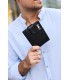 Męski portfel skórzany klasyczny RFiD duży czarny carbon premium Beltimore P02