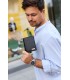 Męski portfel skórzany pionowy klasyczny RFiD duży czarny carbon premium Beltimore P03