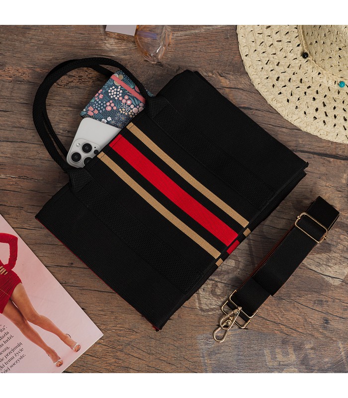 Torba plażowa duża na lato rączki solidna koszyk na ramię Tor-ge-17-2