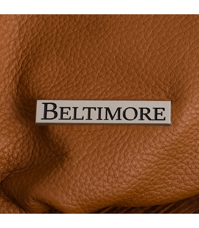 Torebka Damska Shopper Skóra Naturalna Miękka Beltimore Camel 938
