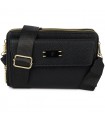 Czarna Torebka Mini damska crossbody na telefon i karty POR-T-54