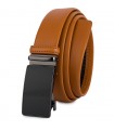 Pasek męski skórzany 3,5 cm klamra automatyczna Beltimore camel 02-543