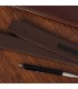 Pasek męski skórzany 3,5 cm klamra automatyczna Beltimore brązowy 02-543