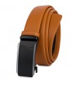 Pasek męski skórzany 3,5 cm klamra automatyczna Beltimore camel 02-552