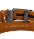 Pasek męski skórzany 3,5 cm klamra automatyczna Beltimore camel 02-552