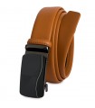 Pasek męski skórzany 3,5 cm klamra automatyczna Beltimore camel 02-562