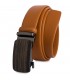 Pasek męski skórzany 3,5 cm klamra automatyczna Beltimore camel 02-563