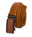 Pasek męski skórzany 3,5 cm klamra automatyczna Beltimore camel 02-572