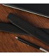 Pasek męski skórzany 3,5 cm klamra automatyczna Beltimore czarny 02-572