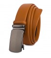 Pasek męski skórzany 3,5 cm klamra automatyczna Beltimore camelowy 02-577