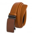 Pasek męski skórzany 3,5 cm klamra automatyczna Beltimore camelowy 02-582