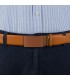 Pasek męski skórzany 3,5 cm klamra automatyczna Beltimore camelowy 02-582