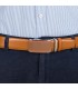 Pasek męski skórzany 3,5 cm klamra automatyczna Beltimore camelowy 03-542