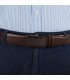 Pasek męski skórzany 3,5 cm klamra automatyczna Beltimore brązowy 02-542