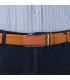 Pasek męski skórzany 3,5 cm klamra automatyczna Beltimore camelowy 02-550