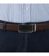 Pasek męski skórzany 3,5 cm klamra automatyczna Beltimore brązowy 02-573