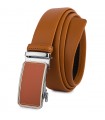 Pasek męski skórzany 3,5 cm klamra automatyczna Beltimore camelowy 02-598