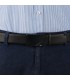 Pasek męski skórzany 3,5 cm klamra automatyczna Beltimore czarny 51-583