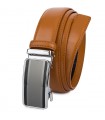 Pasek męski skórzany 3,5 cm klamra automatyczna Beltimore camelowy 03-549