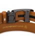 Pasek męski skórzany 3,5 cm klamra automatyczna Beltimore camelowy 03-563
