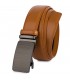 Pasek męski skórzany 3,5 cm klamra automatyczna Beltimore camelowy 03-575