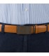 Pasek męski skórzany 3,5 cm klamra automatyczna Beltimore camelowy 03-575
