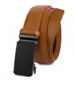 Pasek męski skórzany 3,5 cm klamra automatyczna Beltimore camelowy 03-594