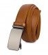 Pasek męski skórzany 3,5 cm klamra automatyczna Beltimore camelowy 03-595