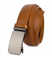 Pasek męski skórzany 3,5 cm klamra automatyczna Beltimore camelowy 03-595
