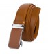 Pasek męski skórzany 3,5 cm klamra automatyczna Beltimore camelowy 03-599