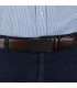 Pasek męski skórzany 3,5 cm klamra automatyczna Beltimore brązowy 03-575