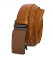 Pasek męski skórzany 3,5 cm klamra automatyczna Beltimore camelowy 52-591
