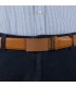 Pasek męski skórzany 3,5 cm klamra automatyczna Beltimore camelowy 52-591