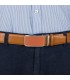 Pasek męski skórzany 3,5 cm klamra automatyczna Beltimore camelowy 52-598