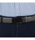 Pasek męski skórzany 3,5 cm klamra automatyczna Beltimore szary 50-569