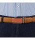 Pasek męski skórzany 3,5 cm klamra automatyczna Beltimore camel 50-550