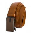 Pasek męski skórzany 3,5 cm klamra automatyczna Beltimore camel 50-551